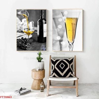 File gốc Tranh treo hiện đại pha lê gương FT70463 (dành cho trang trí nội thất)