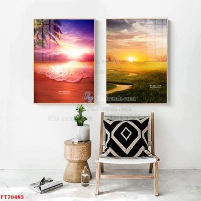 File gốc Tranh treo hiện đại pha lê gương FT70483 (in 3D) cho trang trí