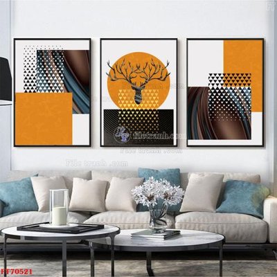 File in lụa Tranh treo hiện đại pha lê gương FT70521 (hoa văn) Tranh treo hiện đại pha lê gương FT70521