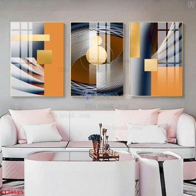 File ảnh Tranh treo hiện đại pha lê gương FT70525 (gốc) in quảng cáo ngoài trời