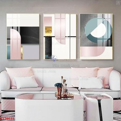 File gốc Tranh treo hiện đại pha lê gương FT70531 (in tráng gương) sang trọng