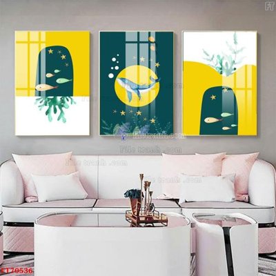 Download file Tranh treo hiện đại pha lê gương FT70536 (gốc) cho xưởng in