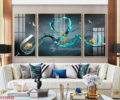 Tải file Tranh treo hiện đại pha lê gương FT70642 (gốc) in ấn ngay lập tức