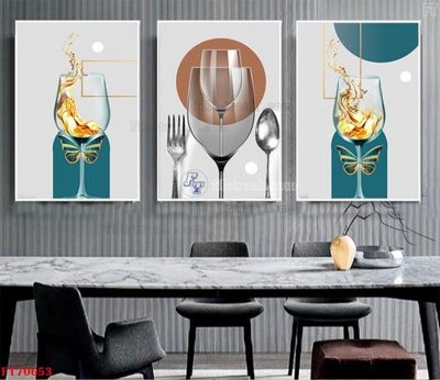 File PSD Tranh treo hiện đại pha lê gương FT70653 (chất lượng in ấn)