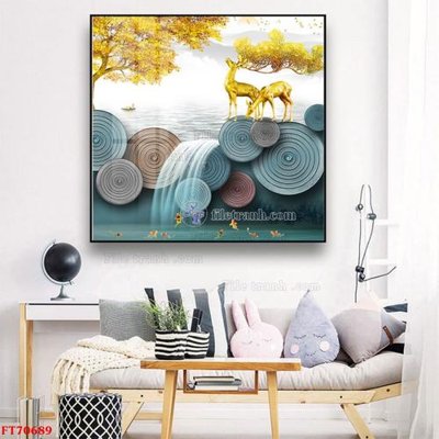 File gốc Tranh treo hiện đại pha lê gương FT70689 (ảnh chi tiết) để in ấn