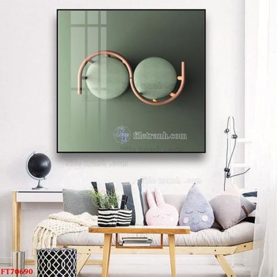 File gốc in ấn Tranh treo hiện đại pha lê gương FT70690 độ phân giải cao