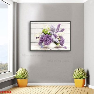 File gốc Tranh treo hiện đại pha lê gương FT70704 (phiên bản chuẩn) để in ấn