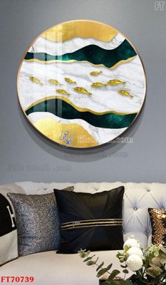 File tranh gốc Tranh treo hiện đại pha lê gương FT70739 (bản quyền) độc đáo