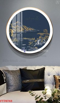 Ảnh gốc Tranh treo hiện đại pha lê gương FT70743 (độ nét cao) in tráng gương
