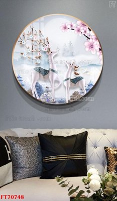 File in mica Tranh treo hiện đại pha lê gương FT70748 (bản gốc) siêu trong