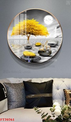 File tranh quảng cáo Tranh treo hiện đại pha lê gương FT70761 (file gốc) chuyên nghiệp