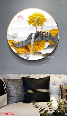 Download file Tranh treo hiện đại pha lê gương FT70772 (gốc) in mica cao cấp