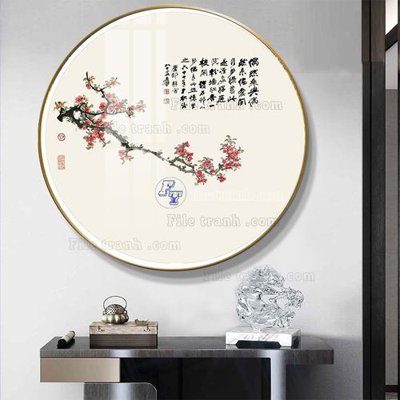 File gốc File tranh hiện đại pha lê gương FT743 (trang trí) phòng làm việc