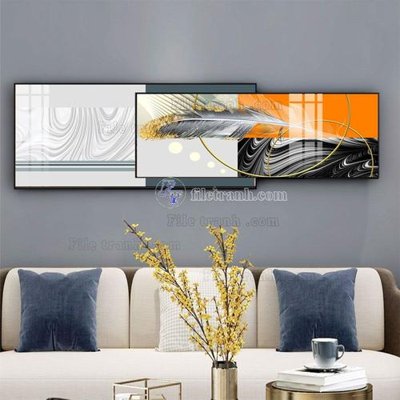 Download file gốc File tranh hiện đại pha lê gương FT760 (in lụa) nghệ thuật