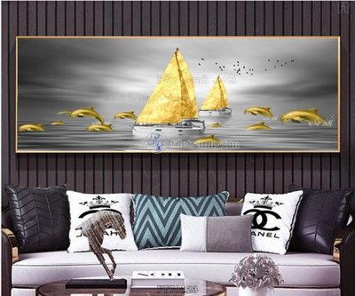 Ảnh gốc Tranh treo pha lê gương FT78123 (độ nét cao) in mica