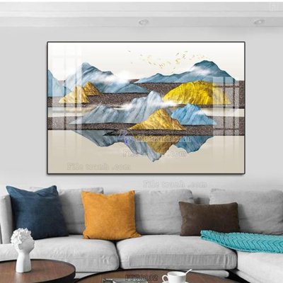 File tranh quảng cáo Tranh treo pha lê gương FT78132 (download file gốc)