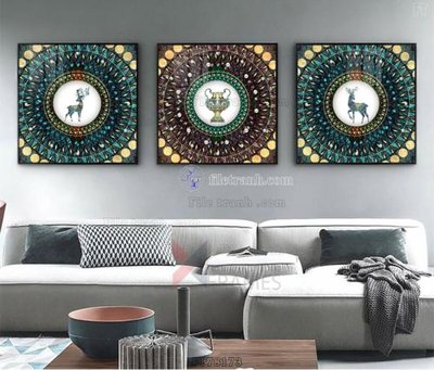 Download file Tranh treo pha lê gương FT78173 (gốc) in mica cao cấp