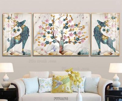 File in ấn Tranh treo pha lê gương FT78176 (bản gốc) sắc nét