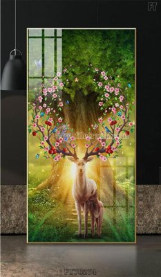 File gốc Tranh treo pha lê gương FT78274 (in mica) làm quà tặng