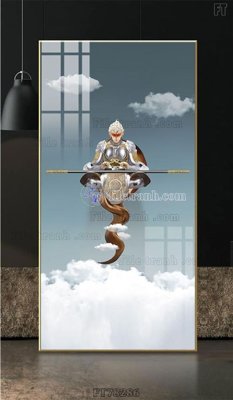 File in lụa Tranh treo pha lê gương FT78286 (phong cảnh) Tranh treo pha lê gương FT78286