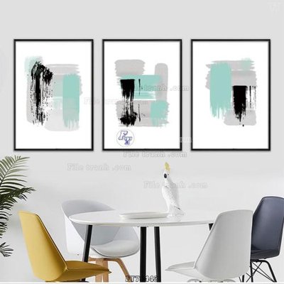 File ảnh Tranh treo pha lê gương FT78443 (gốc) trang trí khách sạn