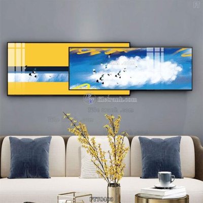 Tải file gốc Tranh treo pha lê gương FT78483 (bản PSD) còn layer