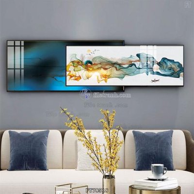 File tranh Tranh treo pha lê gương FT78518 (gốc) chủ đề con người