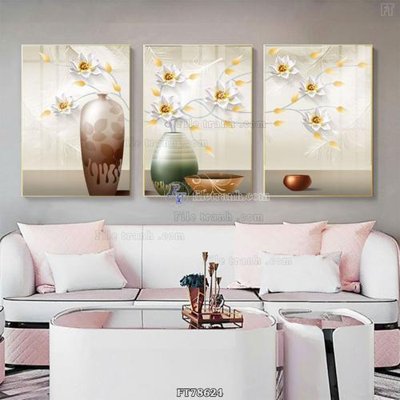 Tải file Tranh treo pha lê gương FT78624 (gốc) in nhanh