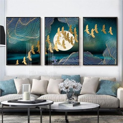 Ảnh gốc Tranh treo pha lê gương FT78685 (nét căng) in mica