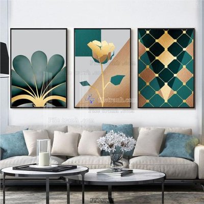 File gốc Tranh treo pha lê gương FT78712 (trang trí) phòng ngủ