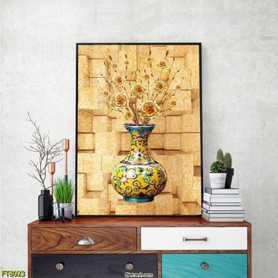 File tranh quảng cáo Tranh trang trí lối vào 1 tấm FT8023 (download file gốc)