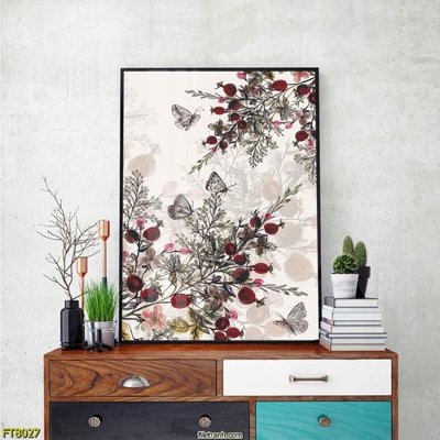 Download file gốc Tranh trang trí lối vào 1 tấm FT8027 (in mica) trong suốt