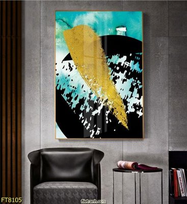 File gốc in ấn Tranh trang trí lối vào 1 tấm FT8105 chuẩn màu CMYK