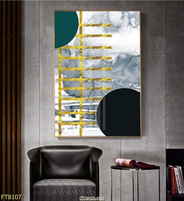 File tranh Tranh trang trí lối vào 1 tấm FT8107 (bản gốc) in canvas