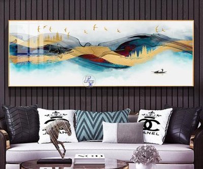 File gốc File tranh hiện đại pha lê gương FT812 (in lụa) cao cấp