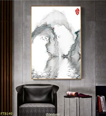 File PSD Tranh trang trí lối vào 1 tấm FT8149 (gốc) tách lớp chi tiết