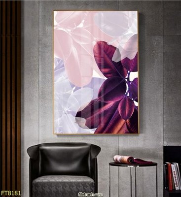 File gốc Tranh trang trí lối vào 1 tấm FT8181 (bản quyền) cho in ấn