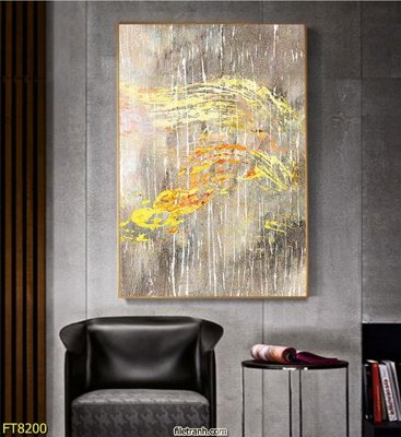 File gốc Tranh trang trí lối vào 1 tấm FT8200 (in lụa) chi tiết cao