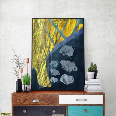 File PSD Tranh trang trí lối vào 1 tấm FT8202 (gốc) tách lớp chi tiết