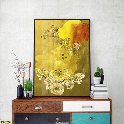 File in mica Tranh trang trí lối vào 1 tấm FT8204 (bản gốc) siêu trong