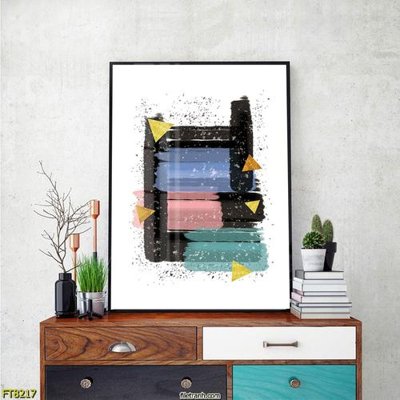 File gốc Tranh trang trí lối vào 1 tấm FT8217 (in tráng gương) nghệ thuật