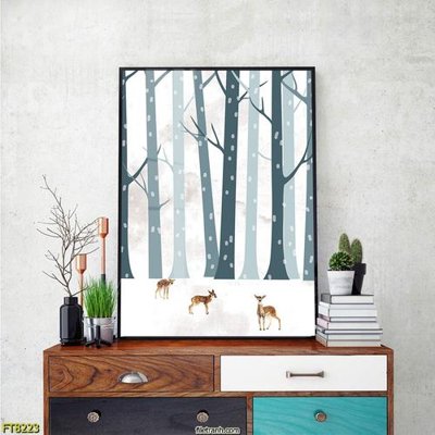 File gốc Tranh trang trí lối vào 1 tấm FT8223 (AI/EPS) cho in ấn