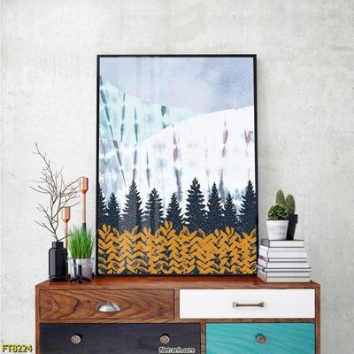 File tranh Tranh trang trí lối vào 1 tấm FT8224 (ảnh gốc) độc quyền