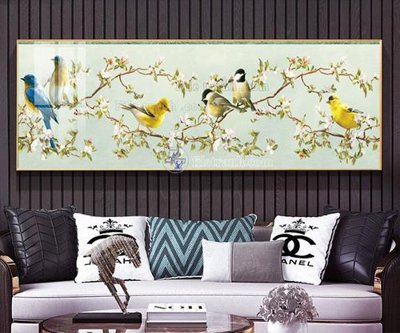 File gốc File tranh hiện đại pha lê gương FT823 (chủ đề hiện đại) trang trí