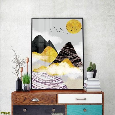 File PSD Tranh trang trí lối vào 1 tấm FT8242 (gốc) nhiều lớp (multi-layer)