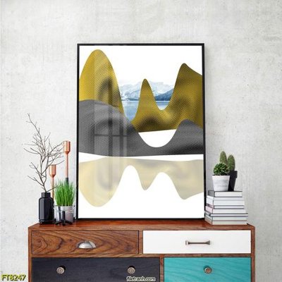 File tranh Tranh trang trí lối vào 1 tấm FT8247 (gốc) in backlit film