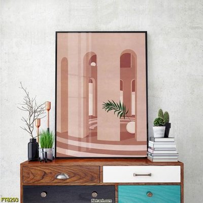 File gốc Tranh trang trí lối vào 1 tấm FT8293 (trang trí) cho phòng khách
