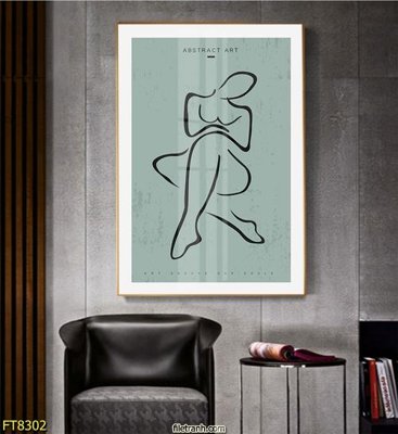 File gốc Tranh trang trí lối vào 1 tấm FT8302 (in lụa) hoa văn cổ điển