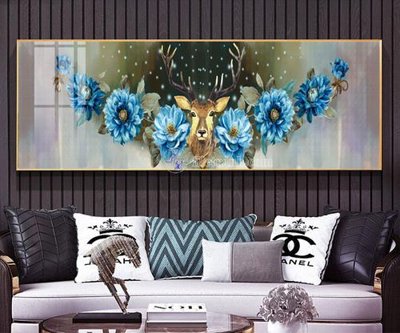 File gốc File tranh hiện đại pha lê gương FT834 (in lụa) cao cấp