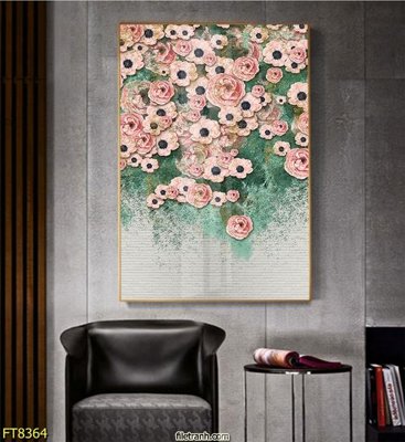 File ảnh Tranh trang trí lối vào 1 tấm FT8364 (gốc) in PP, decal